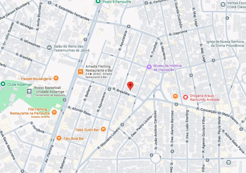 Localização da LFI CRED no Google Maps